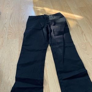 Black low rise dickies